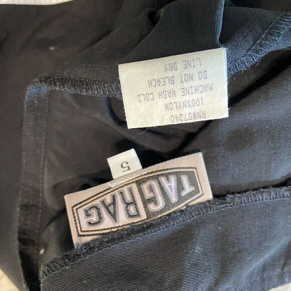 Vintage 90s Tag Rag Sporty Skort Tagrag Skirt Shorts Striped Small 5 Black - Picture 4 of 10